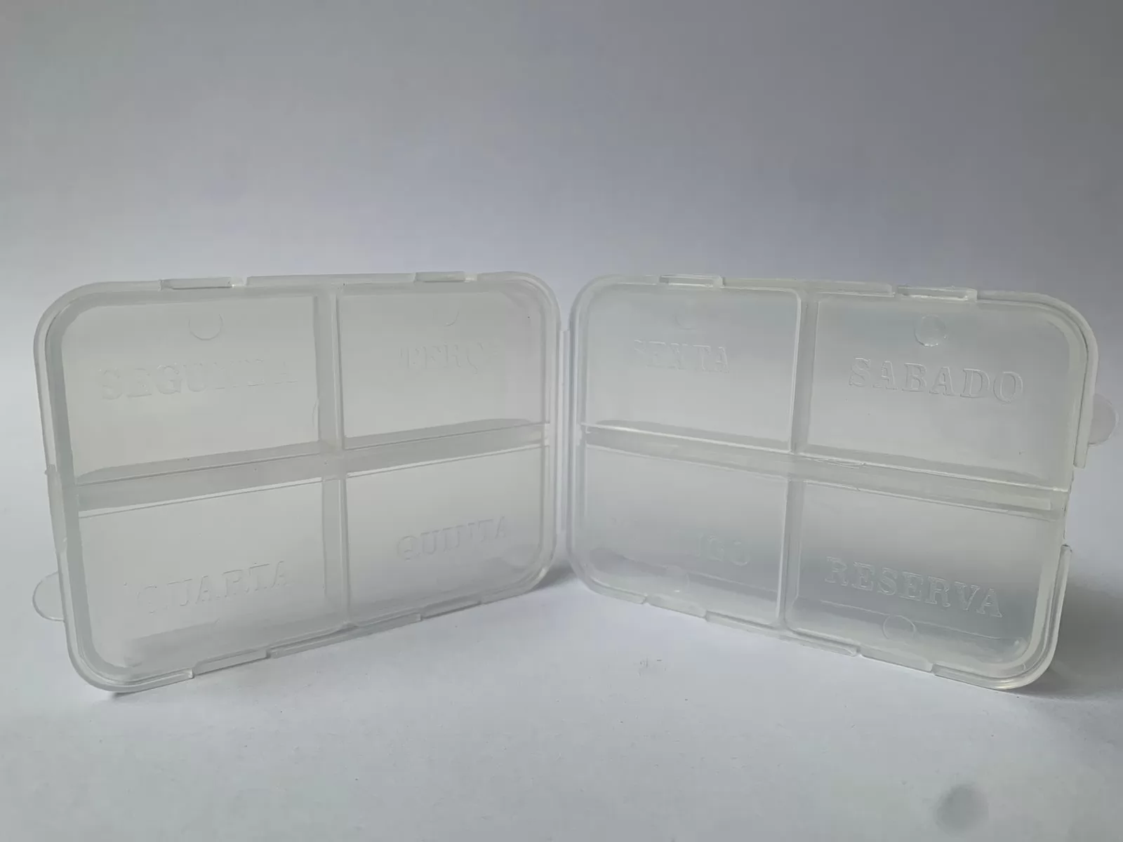 Porta Comprimido 8 div. Duplo